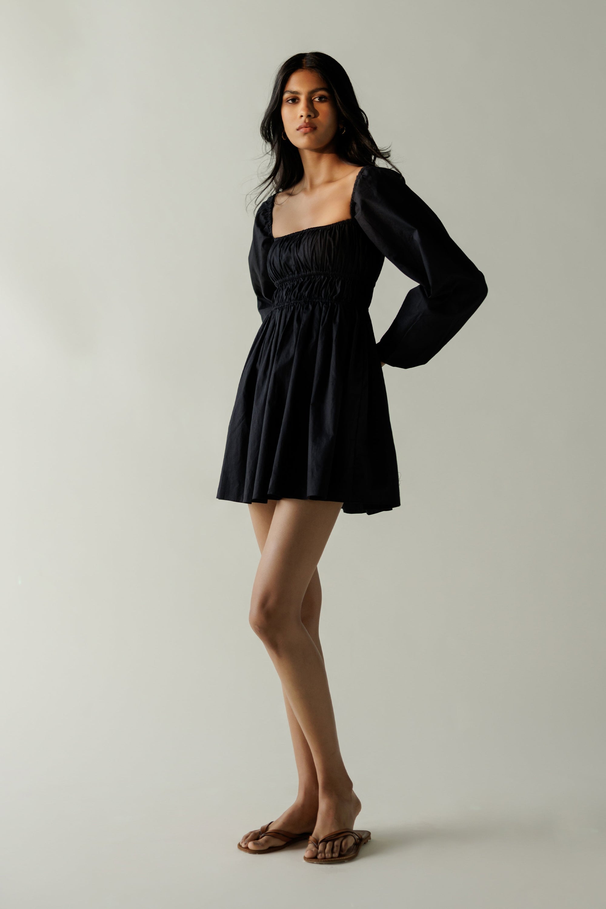 Chiara Dress Black - Bhoomi