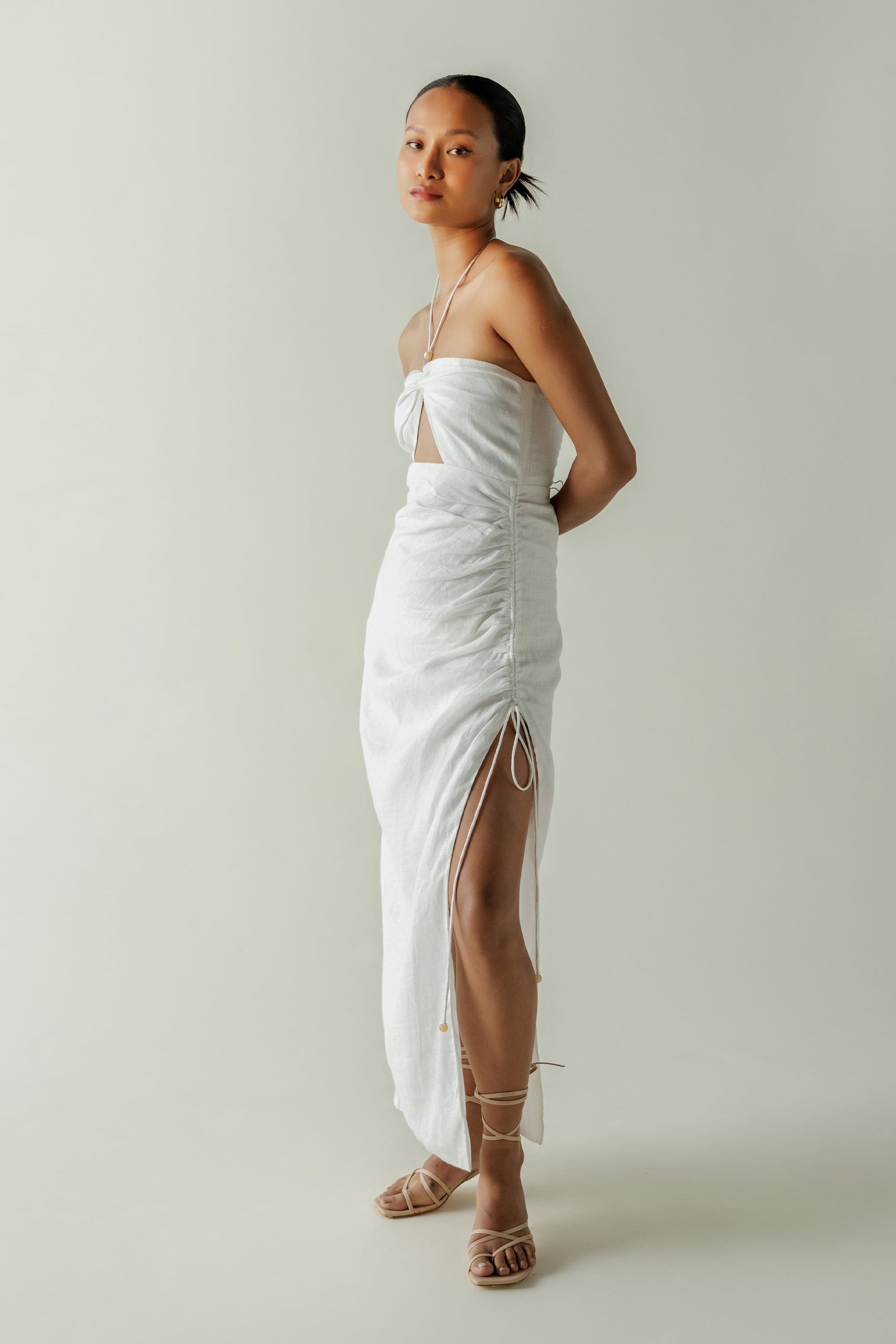 Dora Dress White - Bhoomi