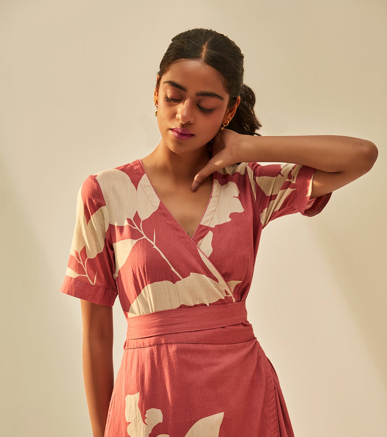 Ludo Wrap Dress - Bhoomi