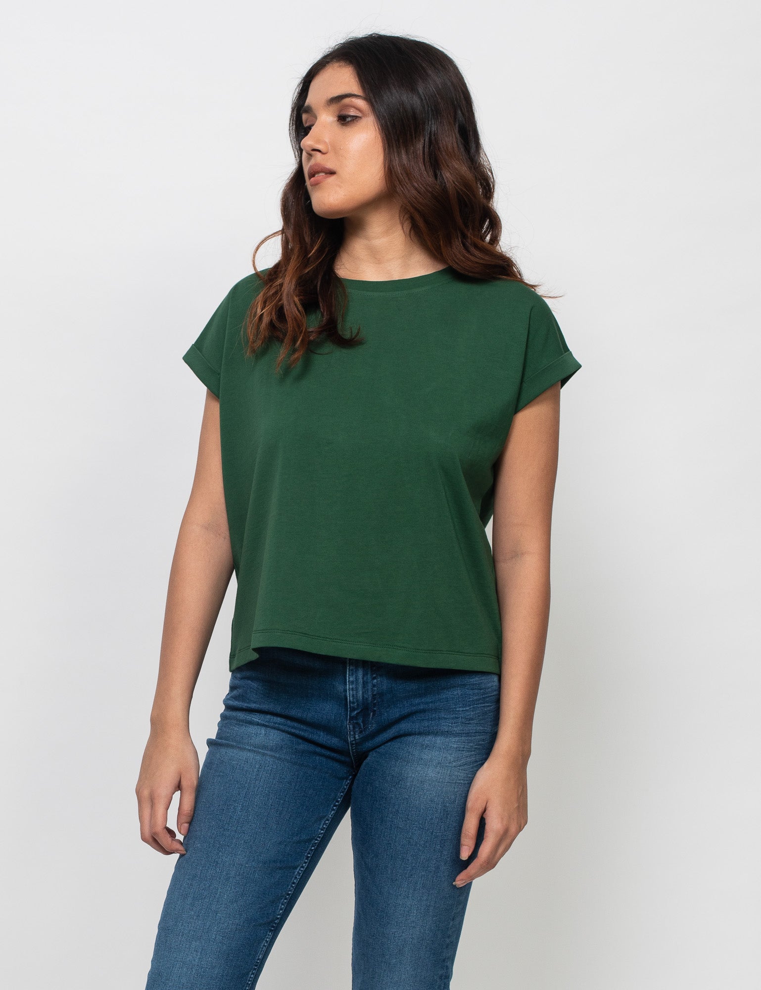 Pima Boxy Tee - Bhoomi